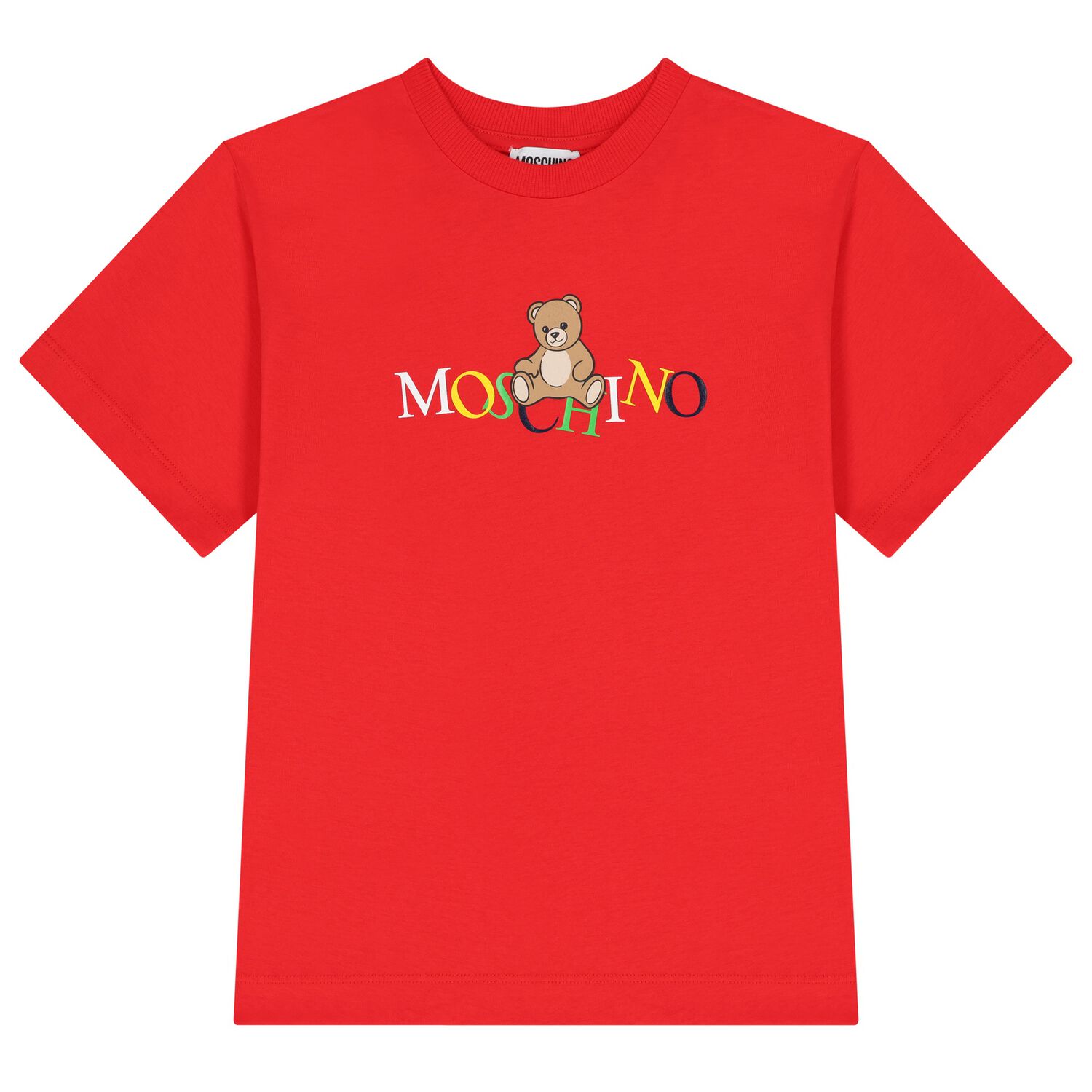 Red Teddy Bear Logo T-Shirt, 2, hi-res