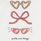 Younger Girls White & Pink Leggings Set, 2, hi-res