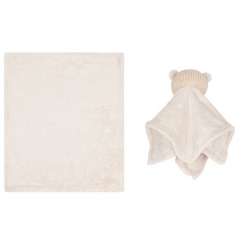 Beige Baby Blanket Gift Set