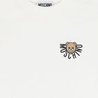White Teddy Bear Logo T-Shirt, 1, hi-res