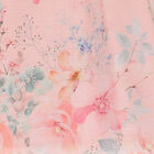 Girls Pink Floral Chiffon Dress, 1, hi-res