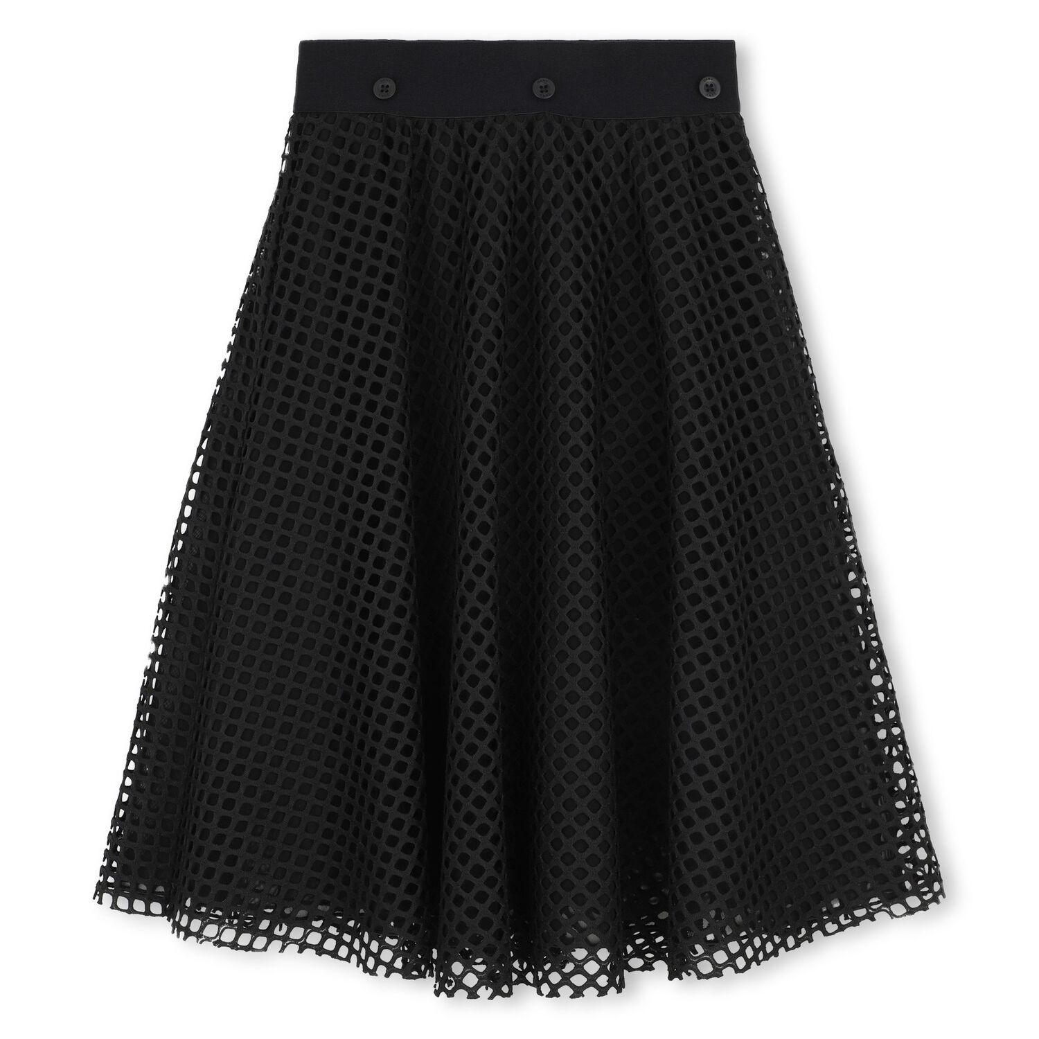 Girls Black Logo Milano Jersey 3-in-1 Dress, 1, hi-res