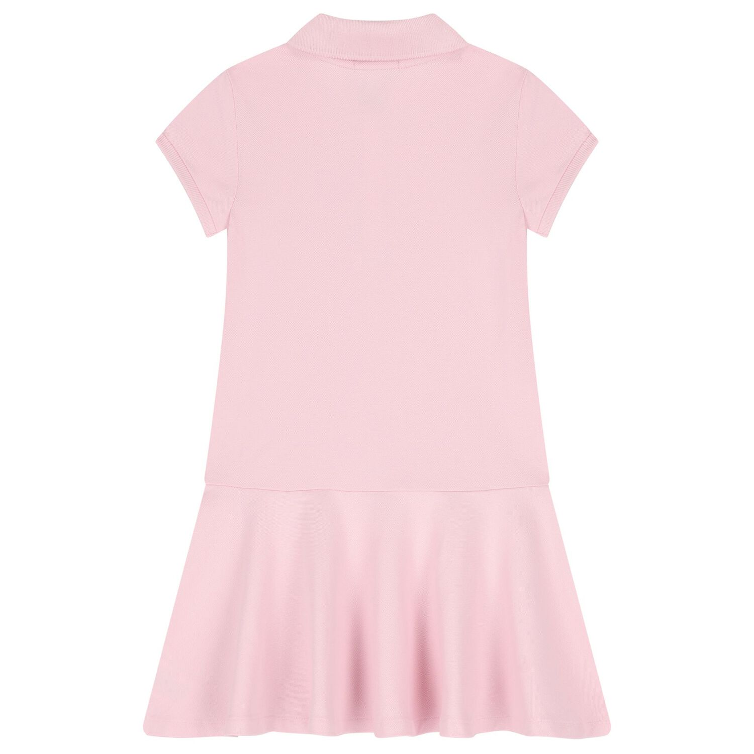 Girls Pink Logo Polo Dress, 1, hi-res