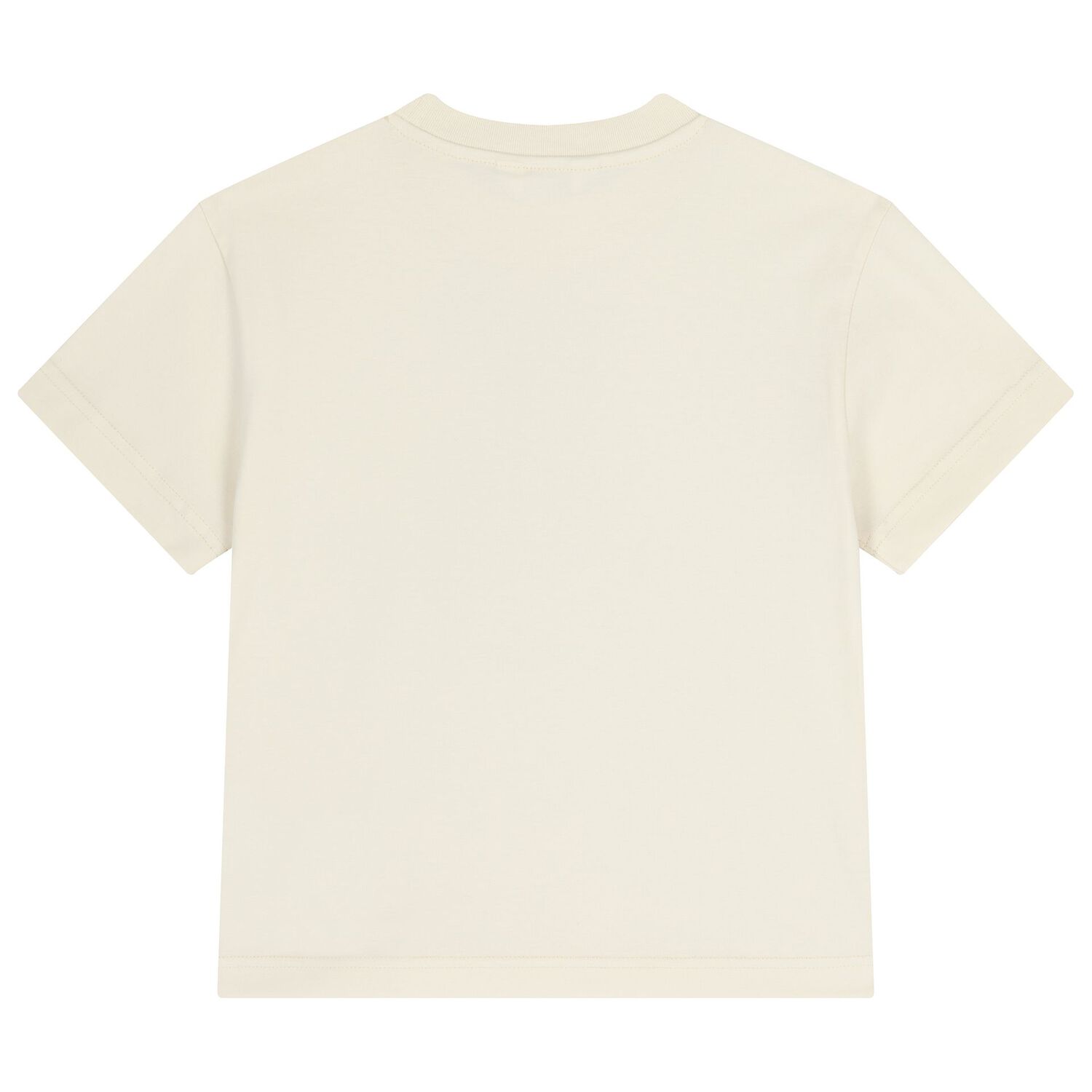 Girls Ivory Teddy Bear Logo T-Shirt, 1, hi-res
