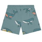 Boys Blue Whale Shorts, 1, hi-res