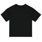 Boys Black Logo T-Shirt, 2, hi-res