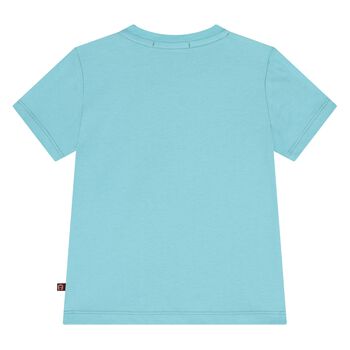 Younger Boys Blue Logo T-Shirt