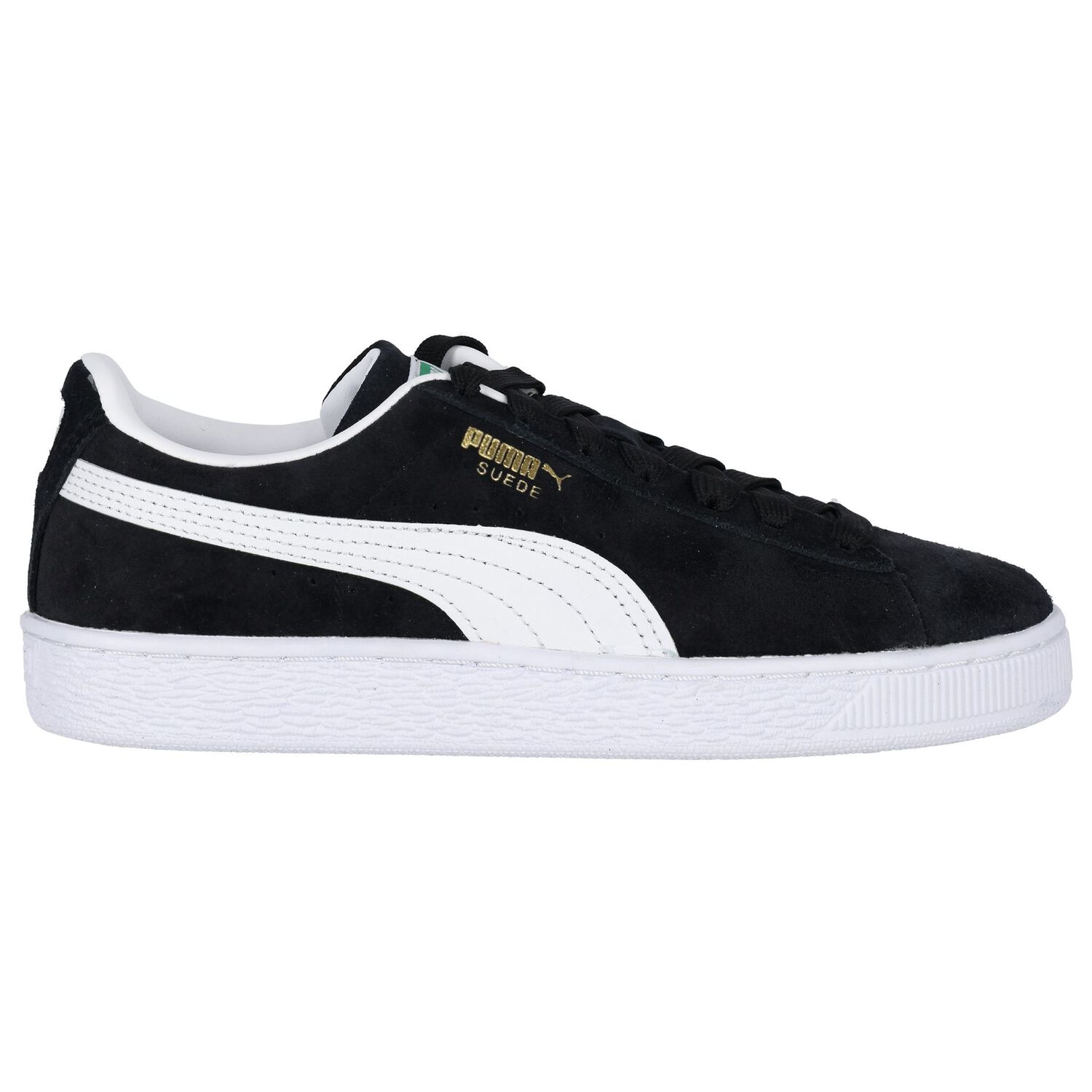 Black Suede Classic Trainers, 1, hi-res