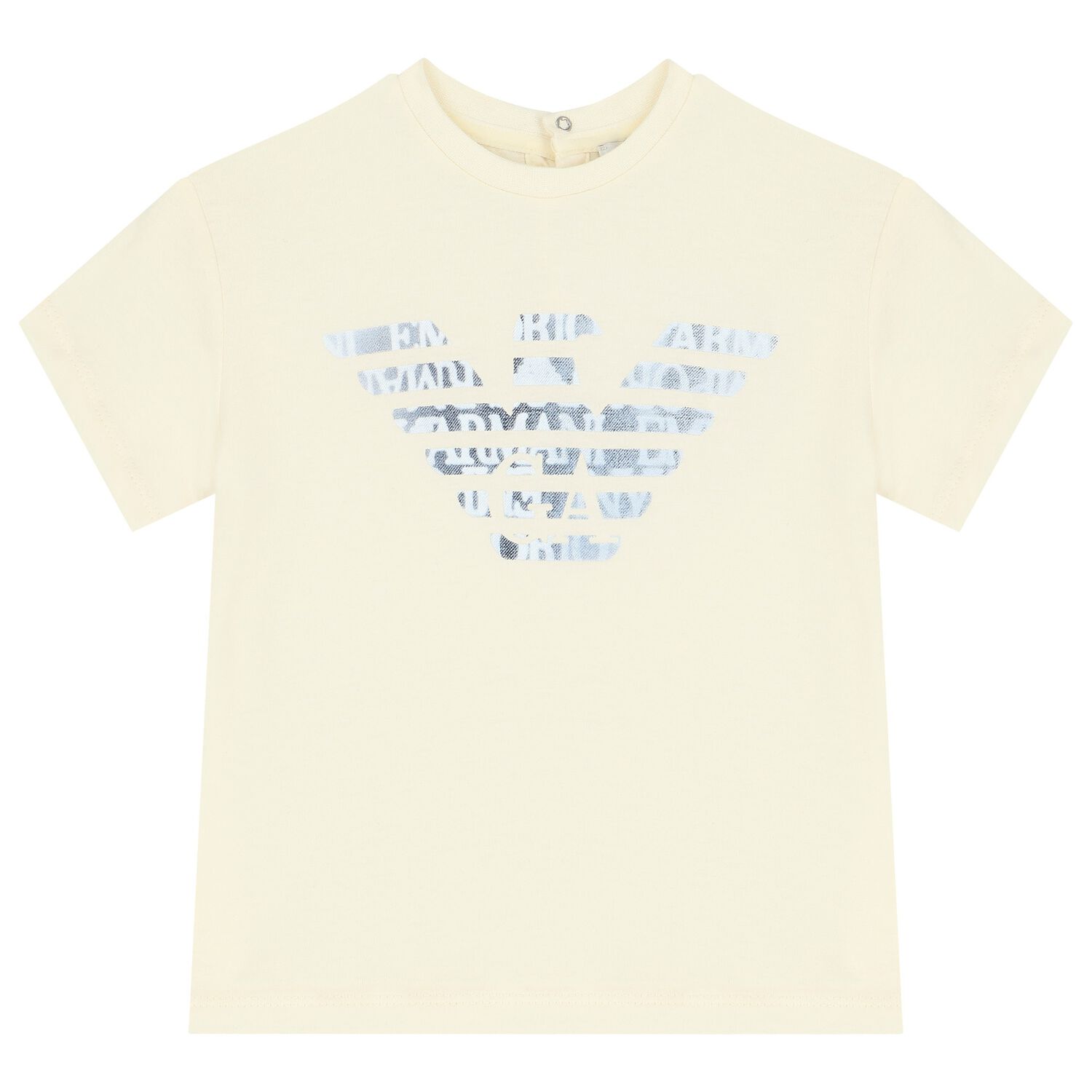 Younger Boys Ivory Logo T-Shirt, 1, hi-res