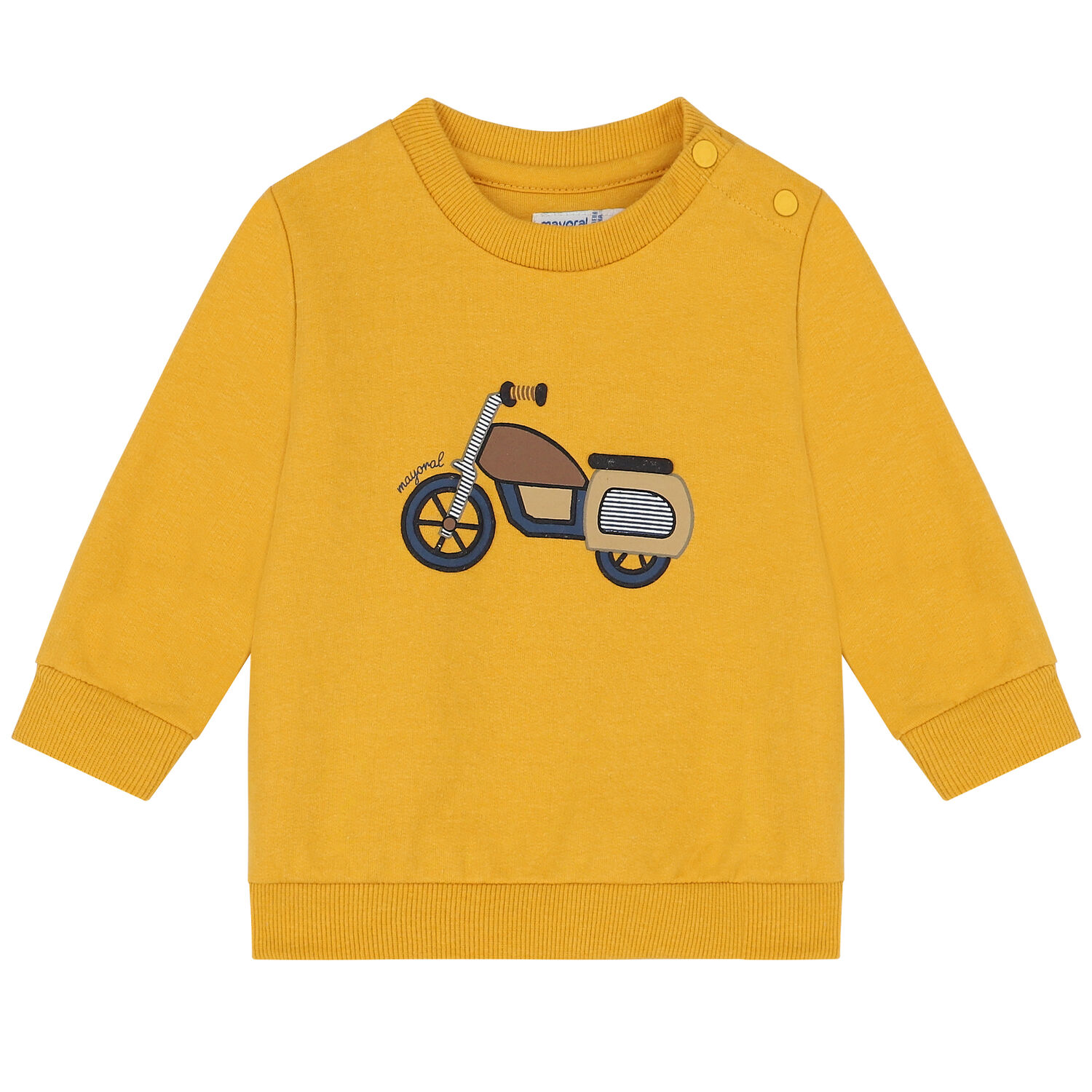 Baby Boys Yellow, Ivory & Navy 3-Piece Tracksuit, 1, hi-res image number null