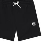 Boys Black Logo Shorts, 2, hi-res