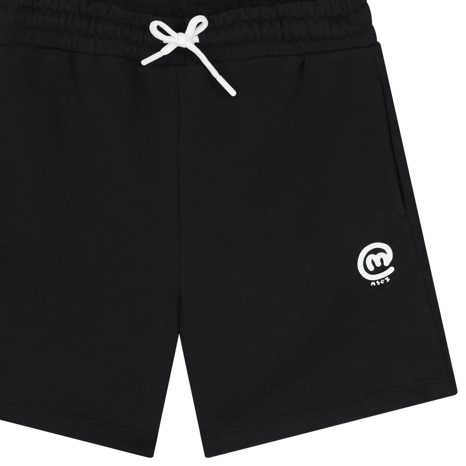 Boys Black Logo Shorts, 2, hi-res image number null