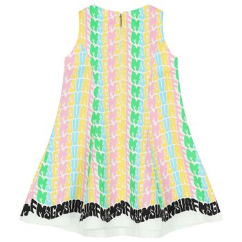 Girls Multi-Coloured Logo Dress