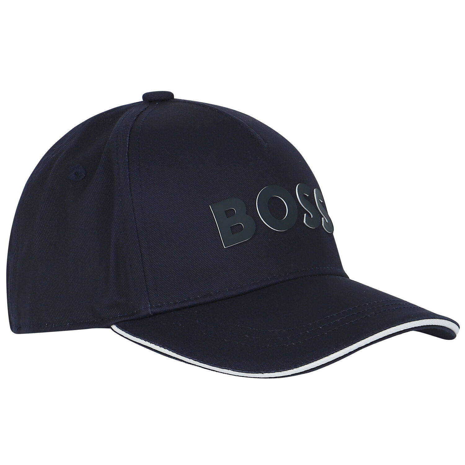 Boys Navy Blue Logo Cap, 1, hi-res image number null