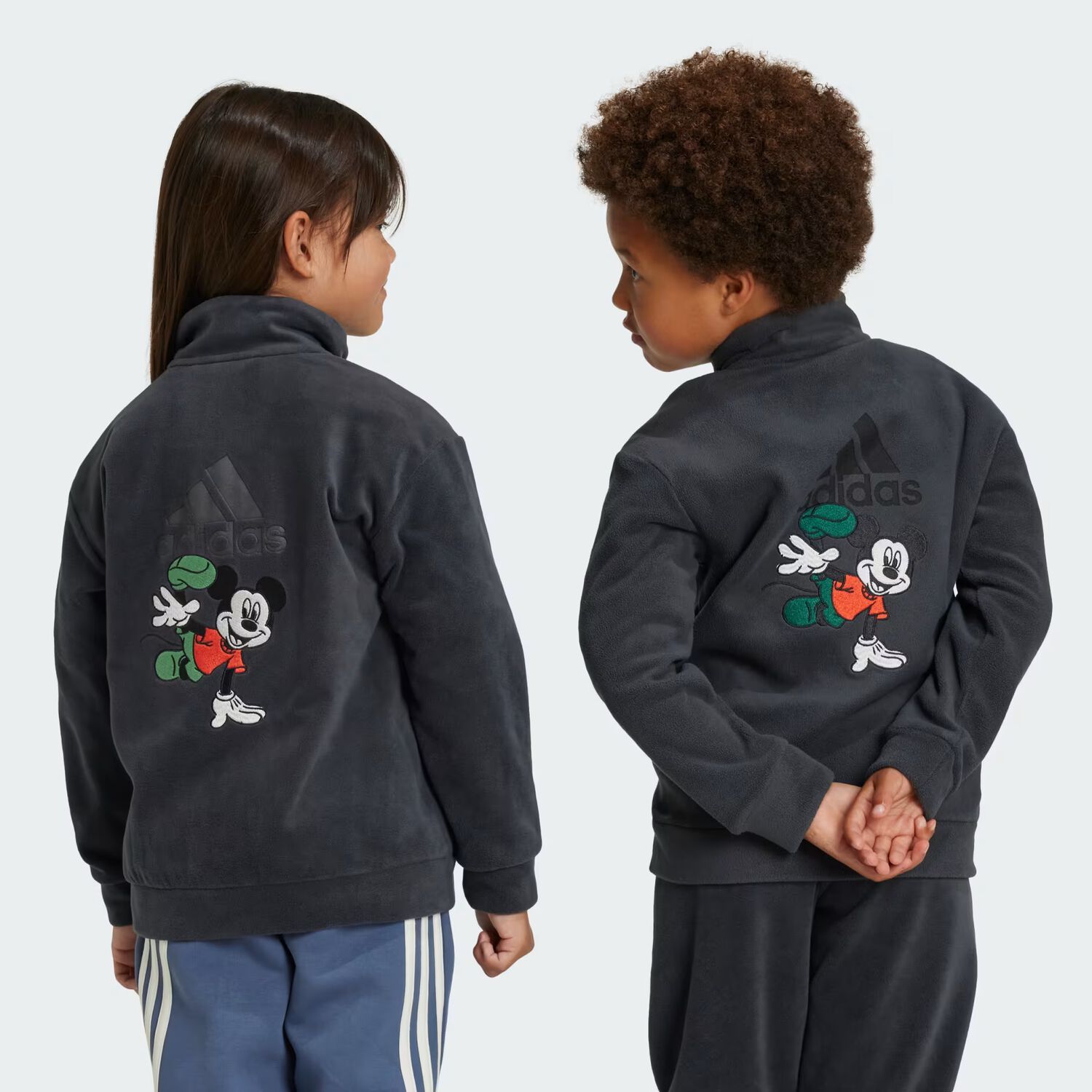 Grey Logo Disney Zip Up Top, 1, hi-res image number null
