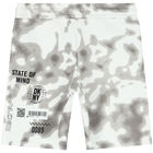 White & Grey Logo Shorts, 1, hi-res