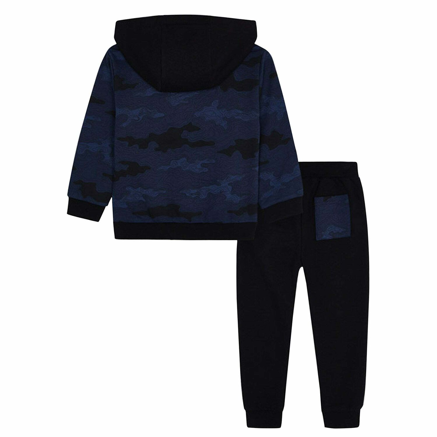Boys Navy & Black Tracksuit, 1, hi-res