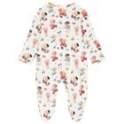 Baby Boys White Playful Bear Babygrow, 1, hi-res