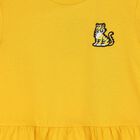 Younger Girls Logo Tiger Yellow Dress, 1, hi-res
