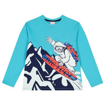 Boys Blue Long Sleeve Top
