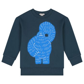 Boys Navy Blue Yeti Sweatshirt