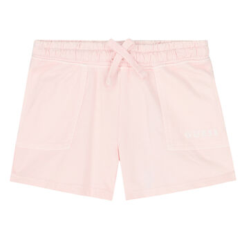 Girls Pink Logo Shorts