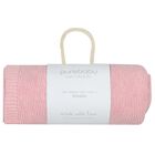 Baby Girls Pink Knitted Blanket, 2, hi-res