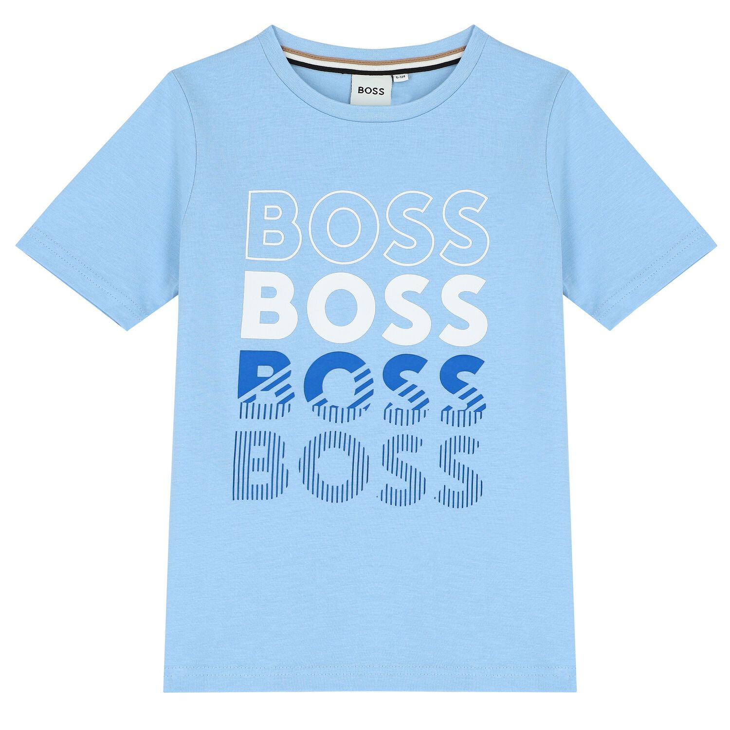 Boys Blue Logo T-Shirt, 4, hi-res image number null