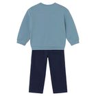 Younger Boys Blue & Navy Blue Trousers Set, 2, hi-res