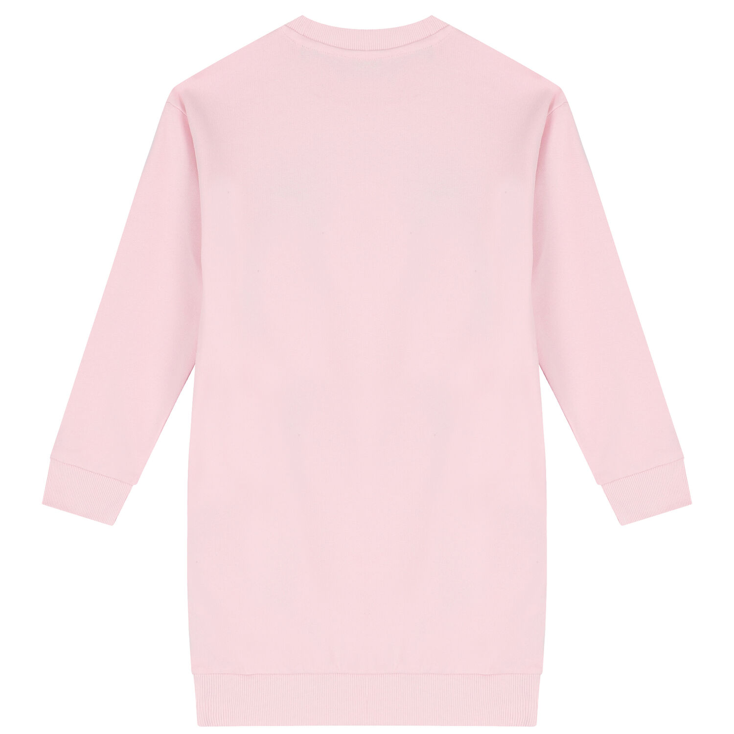 Girls Pink Logo Sweatshirt Dress, 1, hi-res