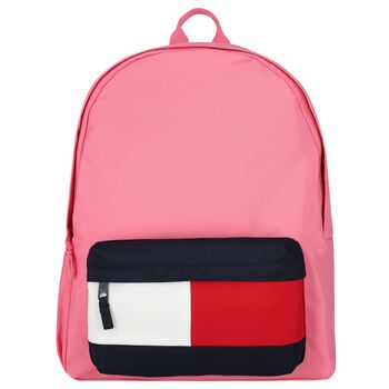 Girls Pink Logo Backpack ( 45cm )