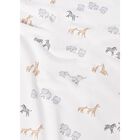 White Animals Baby Blanket, 3, hi-res