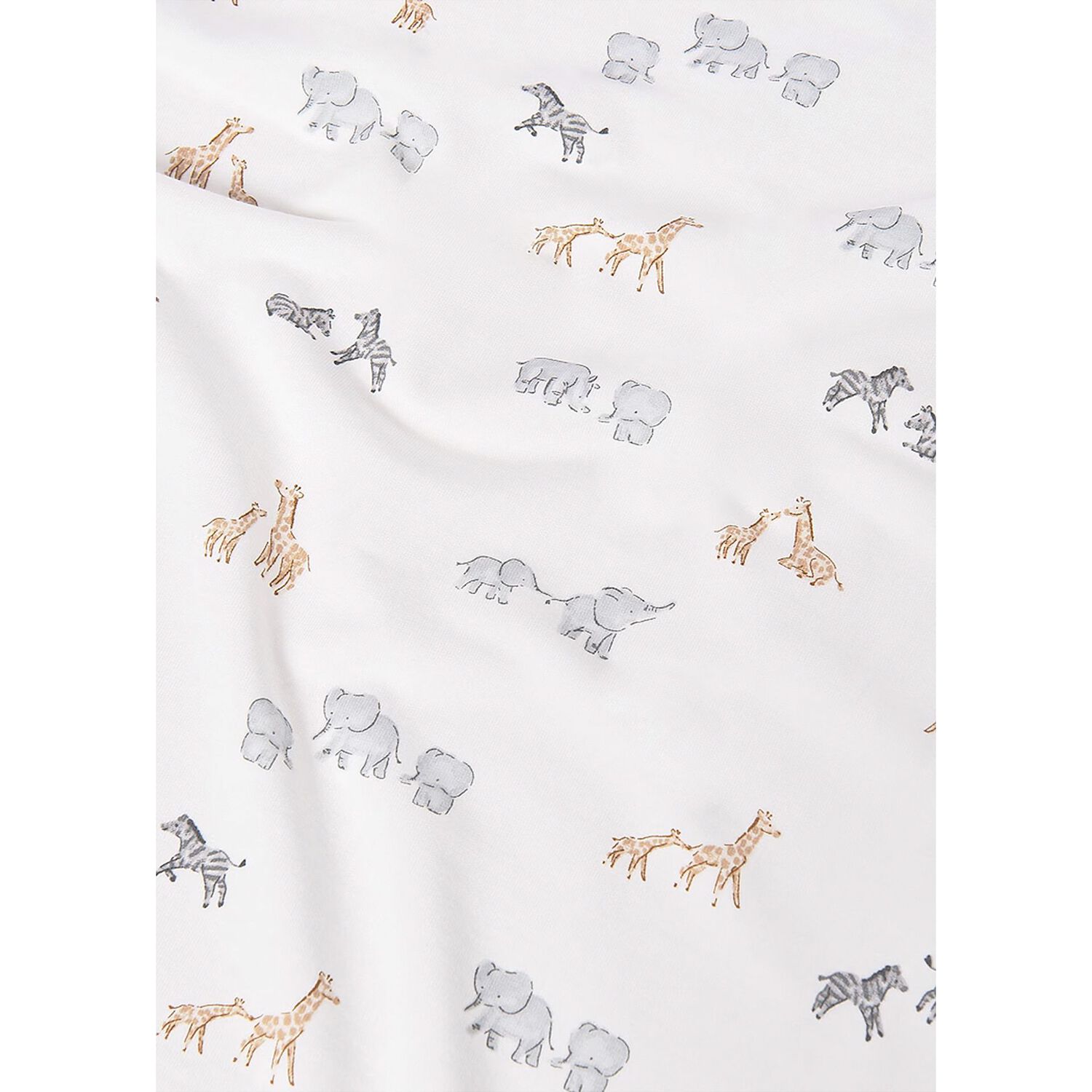 White Animals Baby Blanket, 3, hi-res