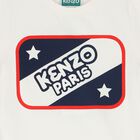 Boys Ivory Logo T-Shirt, 1, hi-res