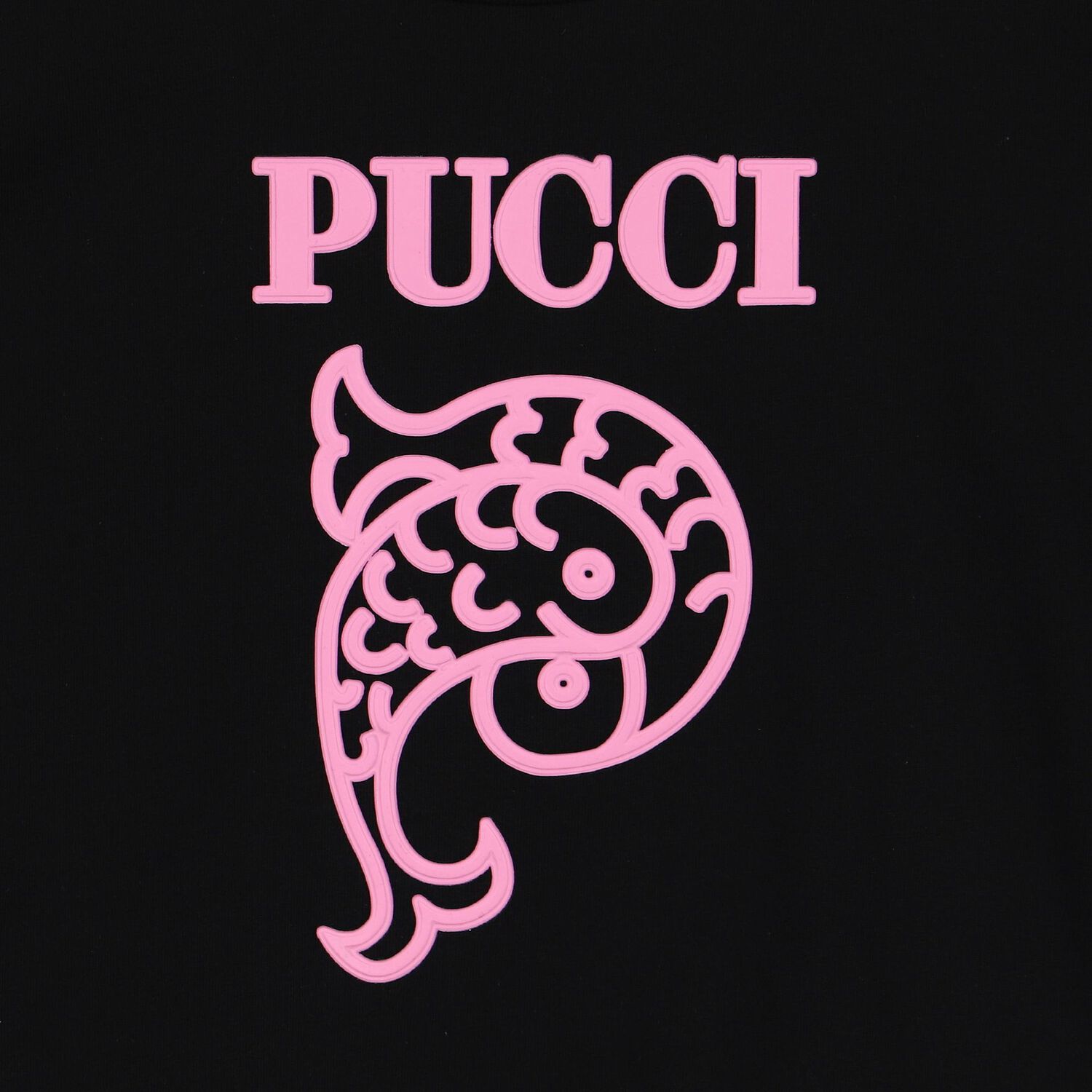 Girls Black Logo T-Shirt, 2, hi-res