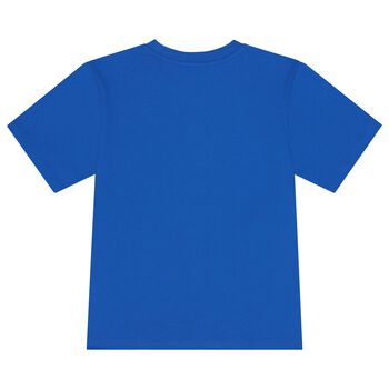 Blue Teddy Bear Logo T-Shirt