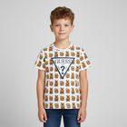 Baby Boys White Logo T-Shirt , 1, hi-res
