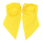 Girls Yellow Bow Hair Clip, 3, hi-res