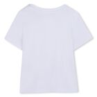Younger Boys White Logo T-Shirt, 1, hi-res
