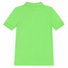 Boys Green Logo Polo Shirt, 14, hi-res