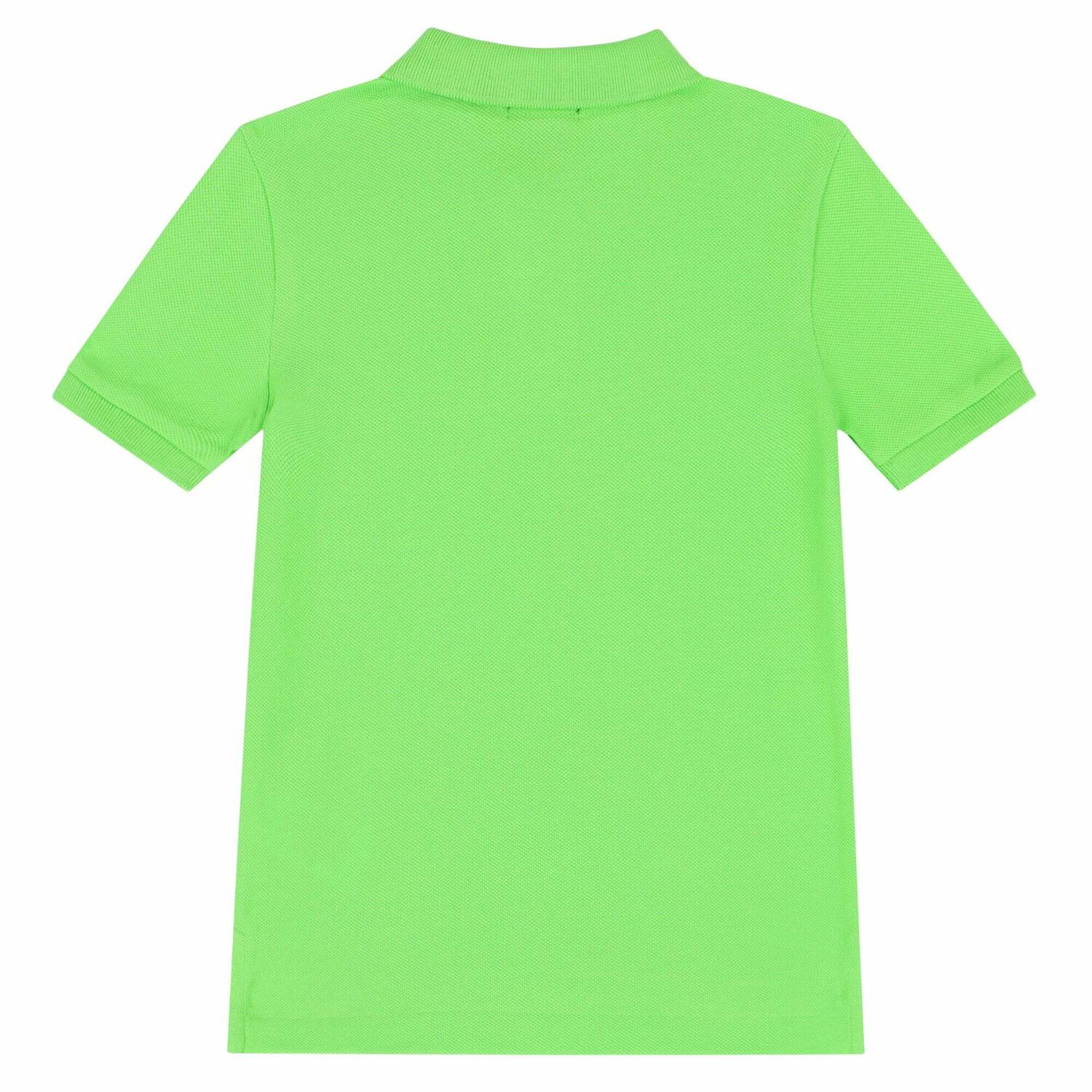 Boys Green Logo Polo Shirt, 14, hi-res