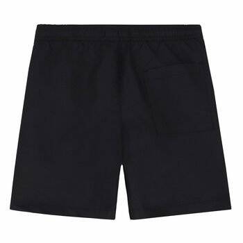 Boys Black Logo Swim Shorts