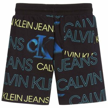 Boys Navy Logo Shorts