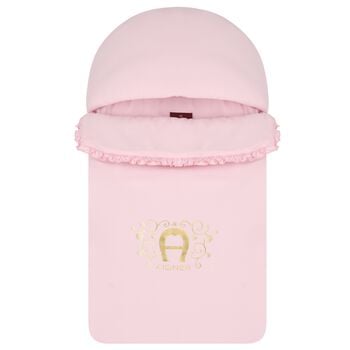 Baby Girls Pink & Gold Logo Nest