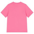 Girls Pink & Grey Logo Shorts Set, 1, hi-res