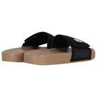 Boys Black Monogram Logo Sliders, 1, hi-res