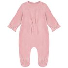 Baby Girls Ivory & Pink Babygrows ( 2-Pack ), 1, hi-res