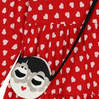 Girls Red Heart Dress & Bag Set, 1, hi-res