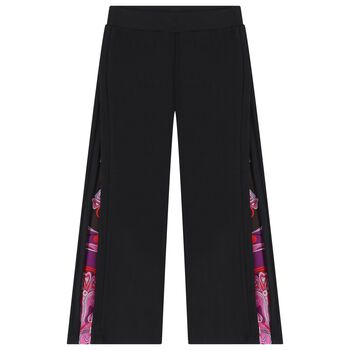 Girls Black Orchidee Trousers