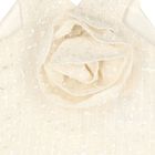 Girls Beige Flower Dress, 2, hi-res